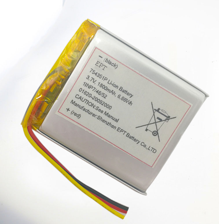 3.7V 705259 1800mAh 藍牙音響聚合物鋰電池 3.7V 705259 1800mAh 藍牙音響聚合物鋰電池